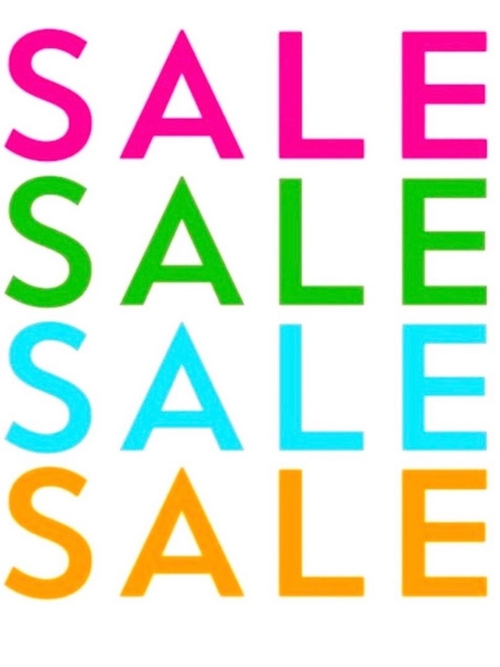 Overall sale on everything
